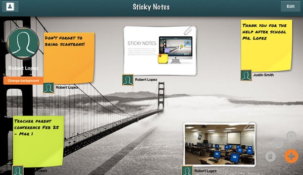 stickyNotesEdmodoApp