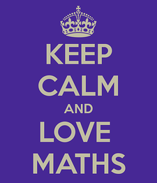 keep calm and love math