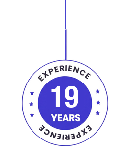 19 Years Experience Badge