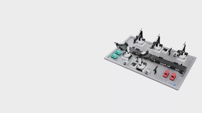 Dobot Magician Mini Car Assembly Line image