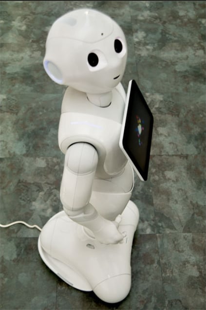 Pepper with Charging Station