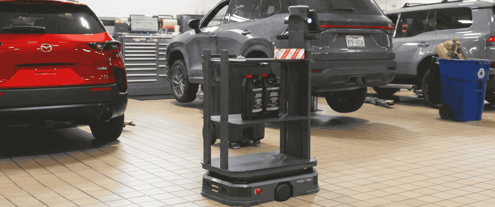 Pudu T300 Service Bay