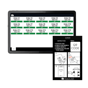 Serveswift QR Automated Robot Delivery System