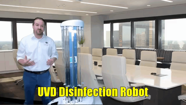 UVD Disinfection Robot with RobotLAB