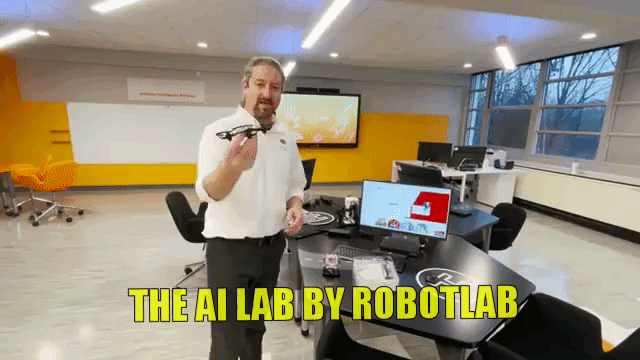 The AI LAB by RobotLAB at Northeast Guilford High School