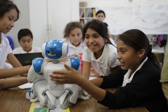 NAO Robot in Classroom