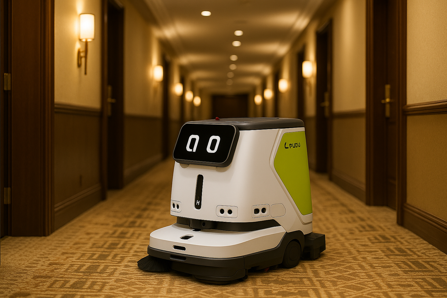 Cleaning Robots That Can Handle Busy Hotel Lobbies