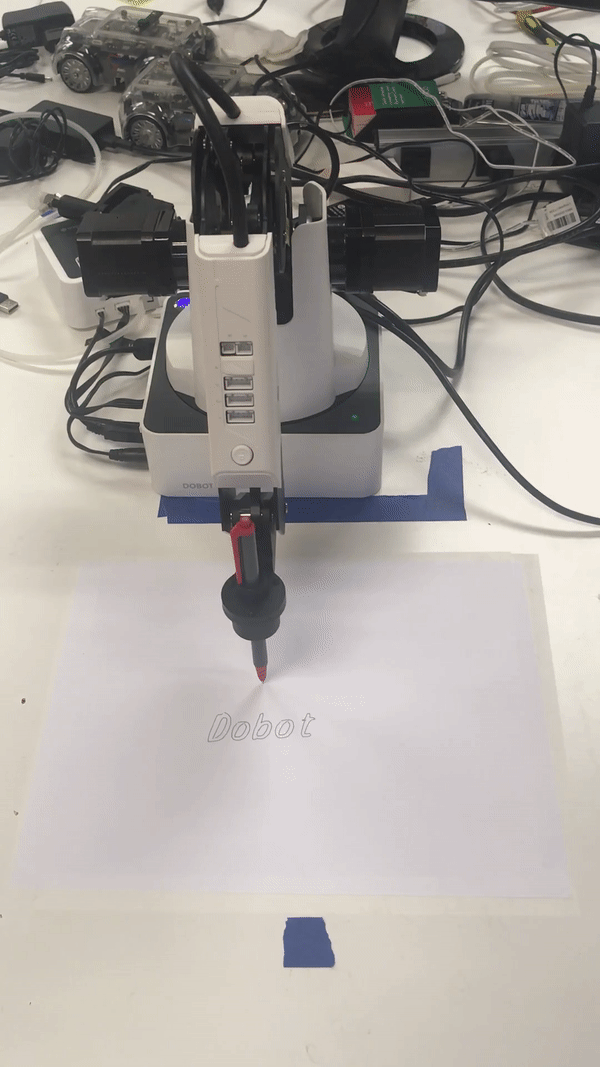 Dobot pen heart drawing