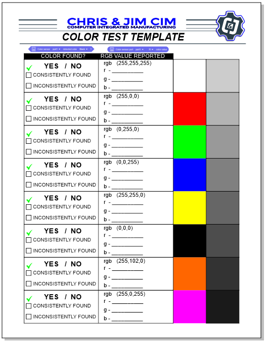 Color Sensor Port Blocks