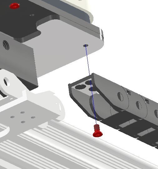 Wire duct to Plate B