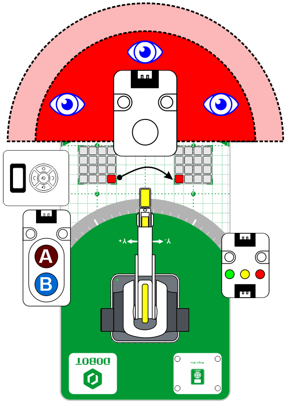 DobotBlock Lab connection steps