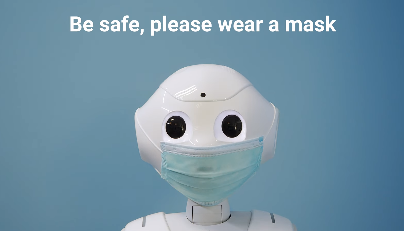 Pepper Robot Can Scan Your Face and Ask you to Wear a Face Mask