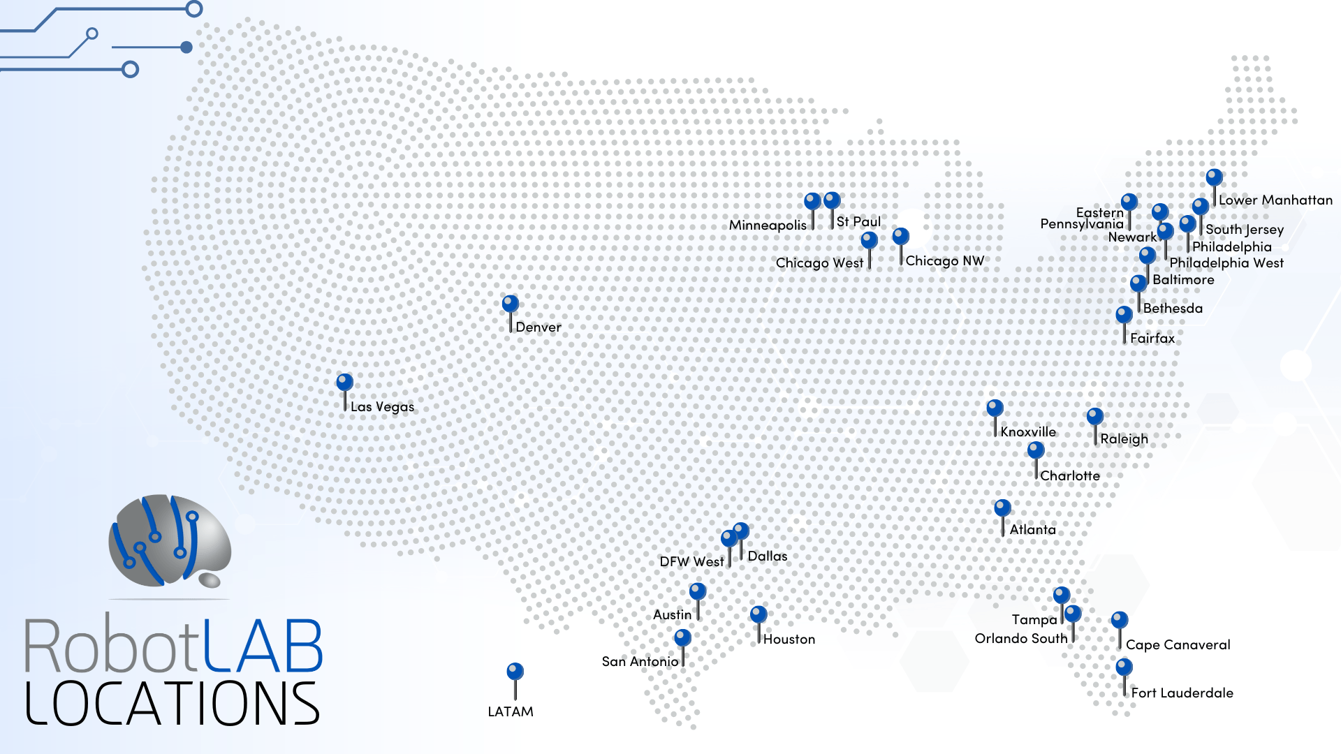 RobotLAB Locations