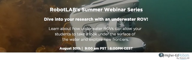 [WEBINAR] Dive into your Research with an Underwater ROV