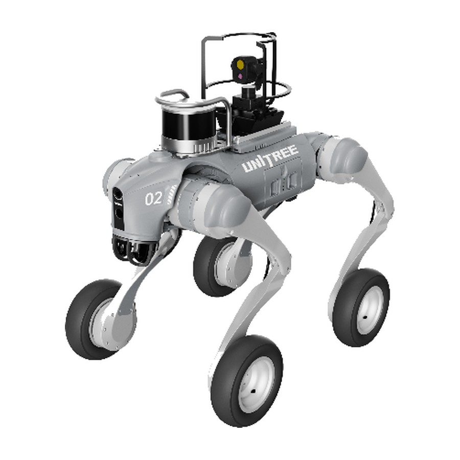 Go2-W inspection package Quadruped Robot